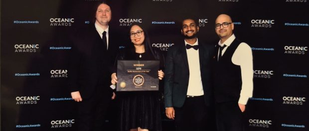 (L-R) Timothy Clapson, Mendie Pacheco, Rohith Berlin, Hari Ghimire